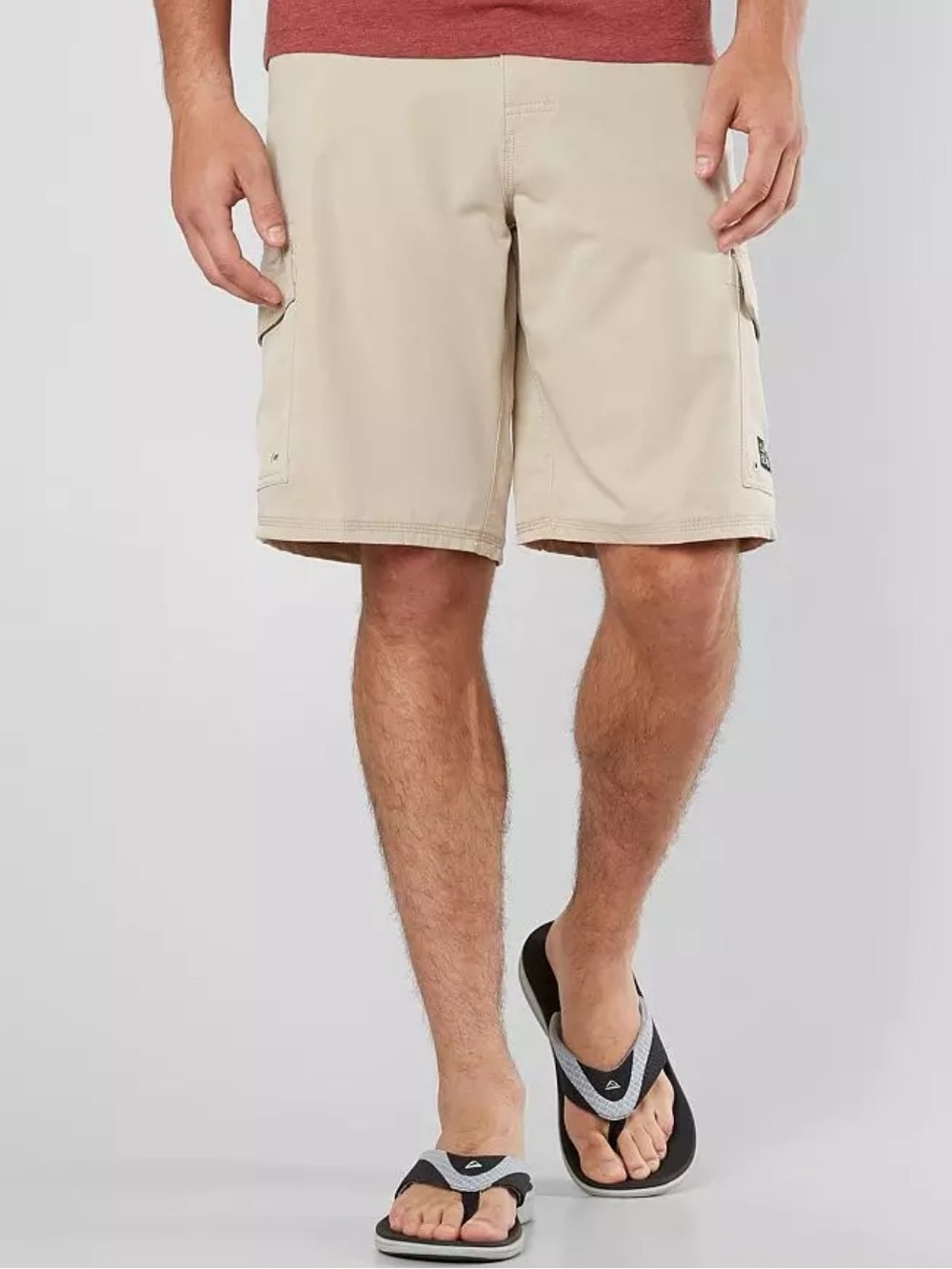 Salt Life SLX-QD Vapor stretch Khaki Cargo Swim Fishing shorts Men’s Size 36